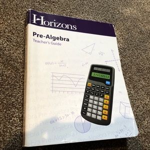 Horizons Math Pre-Algebra Teacher’s Instructor’s Guide Correcting book Sonlight